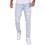 Pantalon Project X Paris  Jean homme Regular Pxp bleu clair T229002 LB