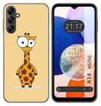 Housse En Silicone Pour Samsung Galaxy A14 4G / 5G Design Girafe Dessins