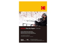 Kodak Fine Art Canvas 4R 102x152mm Premium Matte Photo Inkjet Paper -