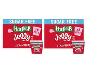 12 x Hartleys No Added Sugar Strawberry Jelly Pots 115Gm