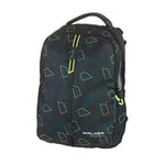 Walker Elite 2.0 42125-363 School Backpack Green Polygon with 2 Compartments Zip Pocket on the Back School Bag with Back Padding Height-Adjustable Carrying System Adjustable Straps, dark green, ca. 20