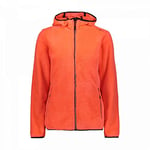 CMP - Veste femme à capuche fixe, Rouge Fluo, L