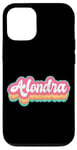 Coque pour iPhone 12/12 Pro Alondra Prénom Fille Vintage Années 70 80 Personnalisé