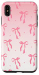 Coque pour iPhone XS Max Mignon rose aura esthétique coquette rose nœuds fille