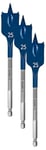 Bosch Professional 1x Expert SelfCut Speed Spade Drill Bit (for Softwood, Chipboard, Ø 25,00 mm, Length 152 mm, Accessories Rotary Impact Drill) (Pack of 3)