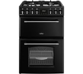 BELLING BEL MRA Farmhouse 60DF Dual Fuel Cooker - Black & Chrome, Black,Silver/Grey