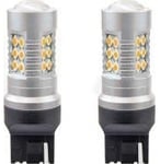 Led-Lampor Canbus 3030 24Smd T20 Wy21w Orange Amber 12V 24V Amio-02393