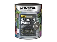 Ronseal RSLGPCG750 Garden Paint Charcoal, Grey, 750 ml