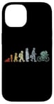 Coque pour iPhone 14 Evolution d'un cycliste Amoureux du vélo Biking