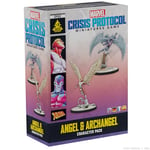 ATOMIC MASS GAMES | Marvel Crisis Protocol: Angel & Archangel | Miniatures Board Game | Ages 14+ | 2 Players | 60+ Minutes Playing Time