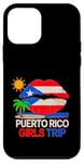 Coque pour iPhone 12 mini Porto Rico Girls Trip Tropical Vacation Vibes