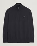 GANT Classic Cotton Half Zip Black