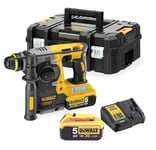 Perforateur SDS Plus 18V XR + 2 batteries 5Ah + chargeur + coffret T-Stak - DEWALT - DCH273P2