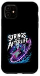 iPhone 11 Strings Of The Afterlife Skeleton Rocker Rock Music Case