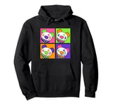 Gloomy Bear Naughty Grizzly Scary Clown Halloween Pop Art Pullover Hoodie