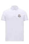 Archive Logo Cotton Polo Shirt White Men