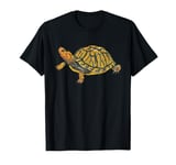 Box Turtle Realistic Illustration Shell Animal T-Shirt