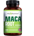 Maca Root With KSM Ashwagandha, Panax Ginseng & Black Pepper - 6000mg Capsules