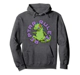 Rugrats Iconic Famous Reptar Rules Retro Distressed Portrait Pullover Hoodie