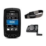 Garmin Edge 810 GPS Bike Computer with Heart Rate Monitor and Speed/Cadence Sensor - Black