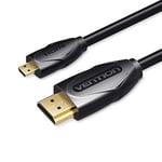 Vention Micro HDMI to HDMI Cable, 2 Metre Length, Black