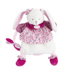 DOUDOU ET COMPAGNIE - Doudou de la gamme MARIONNETTES - Lapin Cerise -  - DC3080