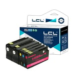 Lcl 950xl 951xl Lot De 5 (2noir/cyan/magenta/jaune) Cartouches D'encre Compatible Pour Hp Officejet Pro 251dw 276dw 8100 8600 8610 8620 8630 8640 8650