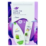 Dove Time To Relax Gift Set Body Wash and Body Lotion 2 Piece