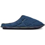 Barbour Mens Swinburne Slippers - Blue Textile - Size UK 8