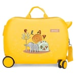 Enso Play All Day Valise pour Enfant Jaune 50 x 38 x 20 cm Rigide ABS Fermeture à Combinaison latérale 38 L 1,8 kg 0 Bagage Main, Citronier, Valise pour Enfant