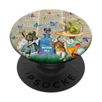 PopSockets Alice In Wonderland Dictionary Page Celebration PopSockets PopGrip: Swappable Grip for Phones & Tablets