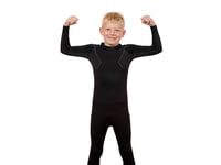 Thermoactive Underwear For Children Alpinus Active Set Black-Grey Gt43204