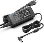 90W Adaptateur Chargeur 19,5V pour Sony Bravia TV KDL-32 KDL-40 KDL-55 KDL-42 KDL48 Sony Vaio pcg71811m pcg7121m W600B W650A W674A W700B W800B KDL48W600B Alimentation Secteur