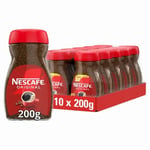 Nescafe Original Instant Coffee Jars 200g - Pack of 10