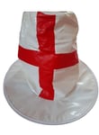 ENGLAND TOP HAT WORLDCUP 2024 FOOTBALL  SUPPORTERS PLASTIC HAT RUGBY CRICKET