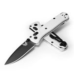 Benchmade Mini Bugout Couteau Pliant Adulte Unisexe, Blanc, 71mm