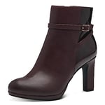 MARCO TOZZI Femme 2-25311-41 550 Bottine à Talon, Bordeaux Comb, 40 EU