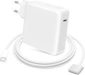 Chargeur Mac Book Air, 96W Chargeur Mac pour MacBook Pro 16 14 Pouces 2021 2023 2024, MacBook Air 13 15 Pouces M2 2022 2023, M3 2023 2024, avec 2.2M Tressé Câble USB-C vers T-Tip Magnétique (M3)