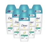 Dove Advanced Care Pear Aloe Deodorant Roll-on Antiperspirant 50ml 3, 6 Pack