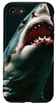 iPhone SE (2020) / 7 / 8 Attack Open Mouth White Shark Case