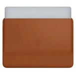 Genuine Apple Leather Sleeve Case for 16" inch MacBook Pro 2019 - Saddle Brown