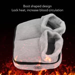 Electric Foot Warmer Massager High Top Polyester Cotton 6 Gears Foot Heater For