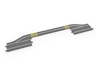 Scalextric- Set Pistas Pit Lane Advance Carrera Accessoire, E10291X200, Gris, 49.6 x 22 x 6.5 cm