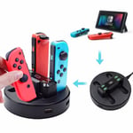 USB-laddningsdocka för Nintendo Switch-tillbehör, joystickladdningsstation för Nintendo Switch Joy-Con-kontroller