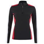 HEAD Femme Intermédiaire Corps, Noir/Rouge HEAD Aster Couche interm diaire pour Femme Maillot de Corps Noir Rouge, Noir, S EU