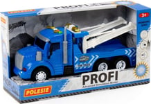 Polesie 86570 "Profi" Motoriserad Evakueringsbil, Blå, Ljus, Ljud I Låda