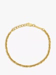 BARTLETT LONDON Men's Rope Chain Bracelet