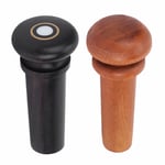 2Pcs High Quality Jujube Wood Violin Tail Endpin Musical Instrument Accessor TOU