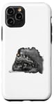 Coque pour iPhone 11 Pro Locomotive à vapeur Train Train Train Big-Boy Train 4014