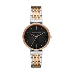 Armani Exchange Montre pour Femme, Mouvement à Trois Aiguilles, Boîtier en Acier Inoxydable Multi de 36 mm avec Bracelet en Acier Inoxydable, AX5911